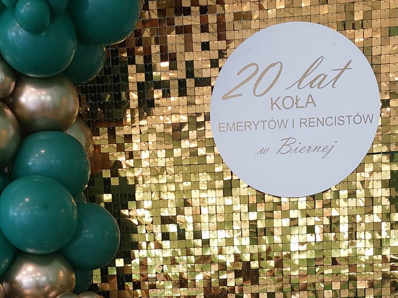 20-lecie działalności Polskiego Związku Emerytów Rencistów i Inwalidów w Biernej 